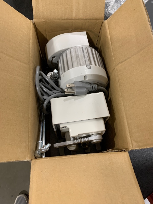 Photo 1 of Servo Motor Sewing Machine, Industrial Sewing Machine Servo Motor, AC110V, 750W, 1HP, Speed 200RPM to 6000RPM, Brushless Servo Motor with Controller and Foot Switch, Run CW and CCW, Silent