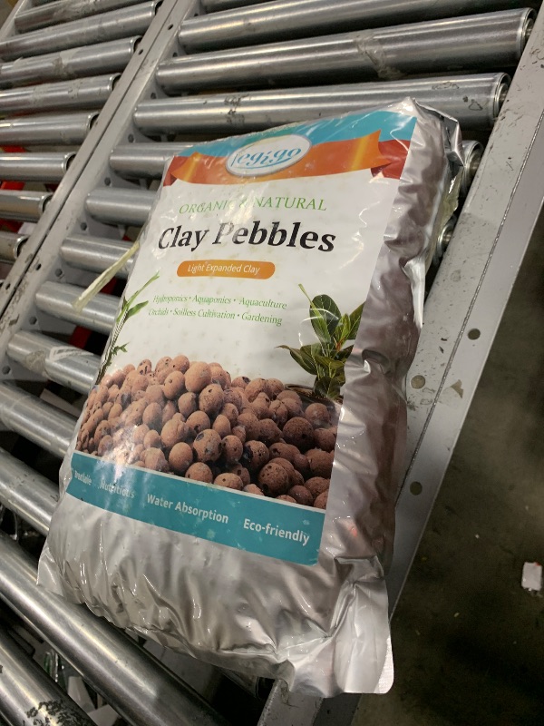 Photo 1 of Legigo 10 LBS Organic Expanded Clay Pebbles, 4mm-16mm Lightweight Clay Leca Balls for Plants, Natural Hydroton Clay Pebbles for Hydroponic & Aquaponics Growing, Orchid Potting Mix, Drainage, Terrarium
