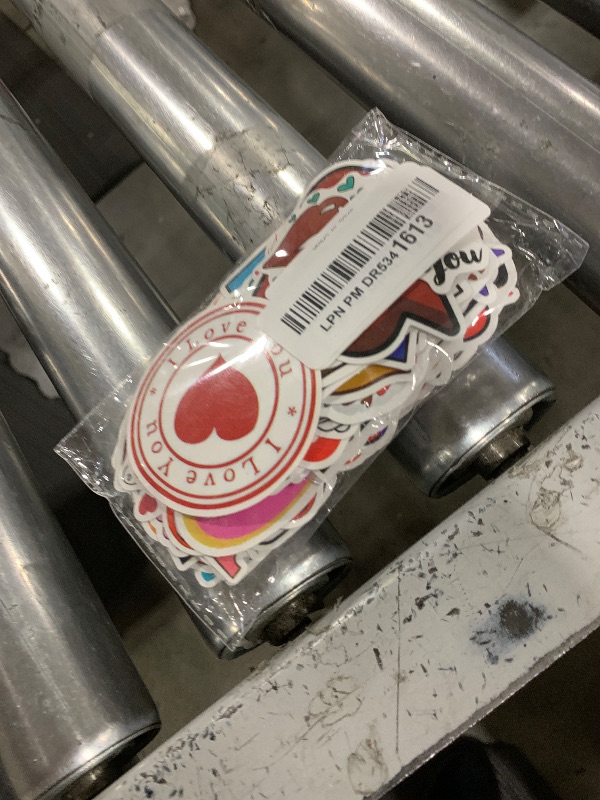 Photo 1 of 100PCS Valentine's Day Stickers, Non-Repeating Vinyl Waterproof Romantic Stickers for Laptops, Gifts, Water Bottles, Scooters, and Valentine's Day Wall, Window Decorations