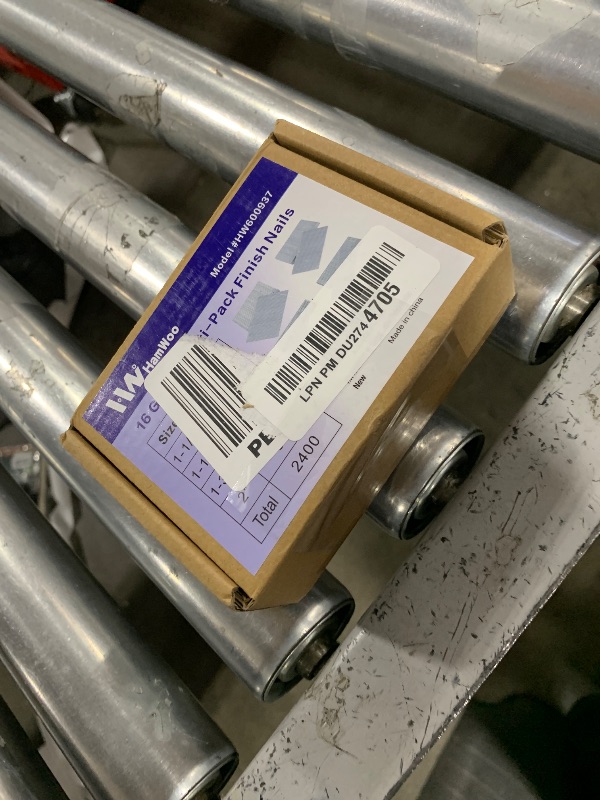 Photo 1 of HW HAMWOO 16 Gauge by 1-1/4 to 2 in Multi-Pack Finish Nails,2400-Pack Including;1-1/4"- 600; 1-1/2""- 600; 1-3/4"- 600,2"- 600,Suitable for Most Brand of 16 Gauge Pneumatic and Electric Finish Nailer