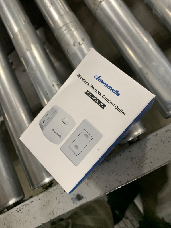 Photo 1 of DEWENWILS Wireless Light Switch Remote Control Outlet, Remote Power Wall Switch for Lamps, No Wiring Needed, 15 AMP Heavy Duty, 100 FT Range