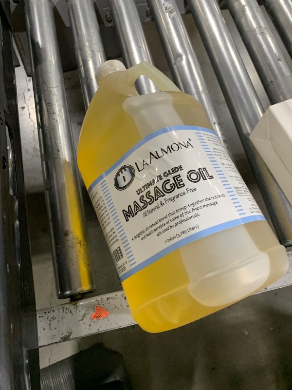 Photo 1 of La Almona - Ultimate Glide Massage Oil, 1 Gallon Refill Jug