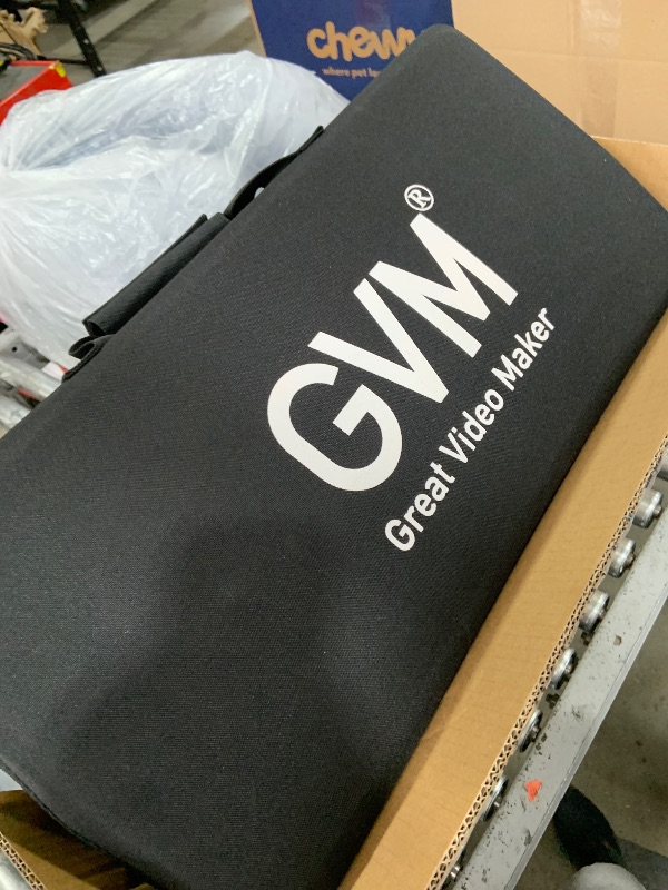 Photo 1 of GVM 2 Pack LED Video Lighting Kits with APP Control, Bi-Color Variable 2300K~6800K with Digital Display Brightness of 10~100% for Video Photography, CRI97+ TLCI97 Led Video Light Panel +Barndoor