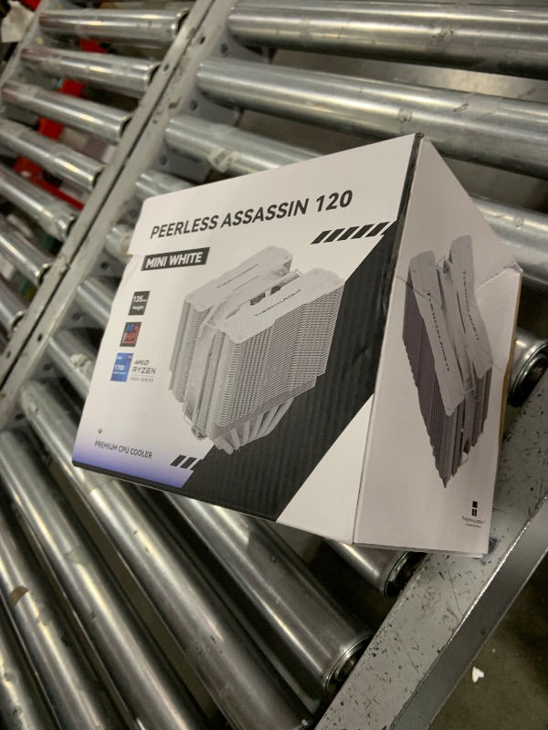Photo 1 of Thermalright Peerless Assassin 120 Mini White CPU Cooler, 6 Heat Pipes AGHP Technology, with 120mm PWM Fan, 1500RPM Speed, for AMD:AM4 AM5/Intel LGA 1851/1700/1150/1151/1200/2011,PC Cooler