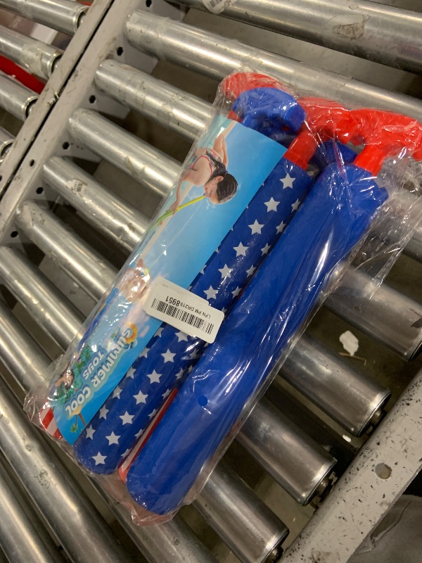 Photo 1 of Water  Squirt Toys for Kids Adults, 6 Pack Blaster Guns 4th of July for Age 3-4-8-12 Boys Girls Bulk - 40Ft Water Squirter for Independence Day Red Blue Swimming Pool Beach Summer Party Games