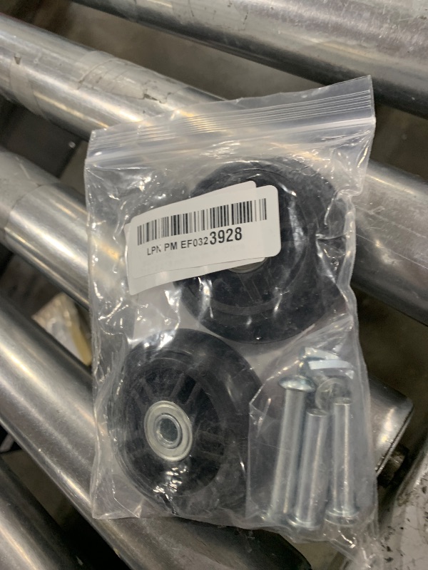 Photo 1 of 1 Pair Luggage Wheels Replacement 70x22mm(2.76"x0.87") with 8mm(0.31") Bearings 40mm(1.57") Axles Wrenchs Repair Set for Suitcase