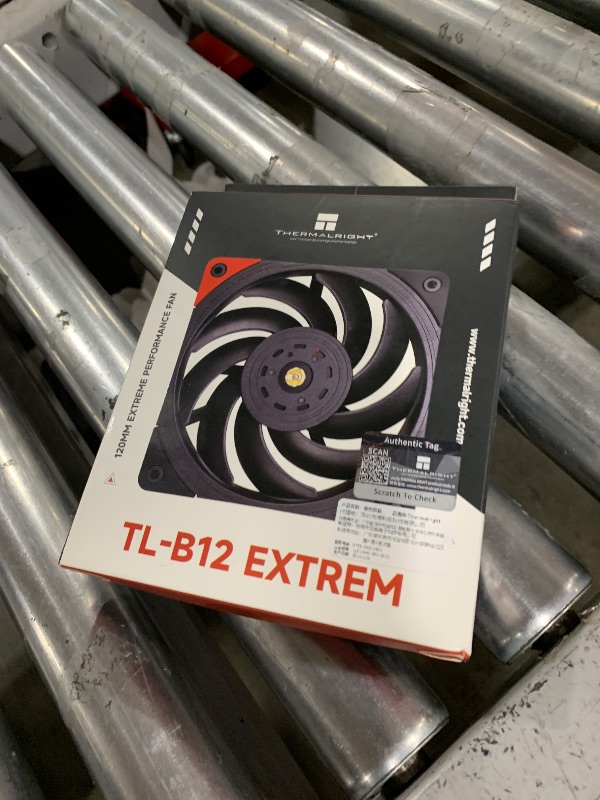 Photo 1 of Thermalright TL-B12 Extrem CPU Fan Cooler,Industrial Grade Fans,with High Speed 3150RPM,120mm Cooling PWM Fan,Three-time Dynamic Balance Correction,Computer Case Cooling Fan