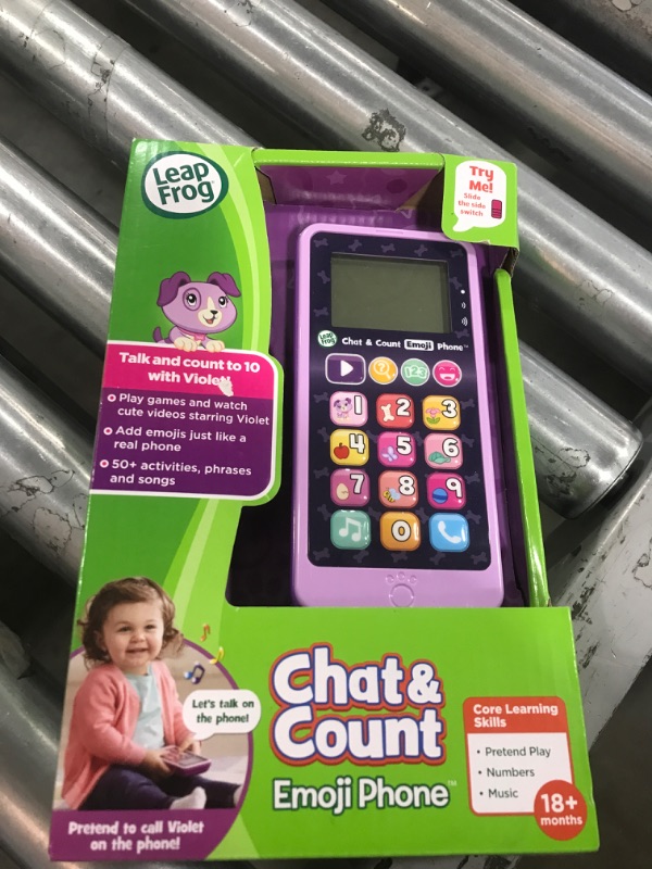 Photo 1 of LeapFrog Chat & Count Emoji Phone Baby and Toddler Toys
