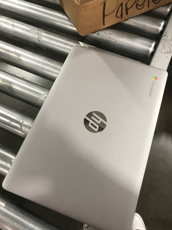 Photo 1 of HP 2023 14" HD IPS Chromebook, Intel Processor Up to 3.10GHz, 4GB Ram, 128GB SSD, Intel 4K Graphics, Super-Fast 6th Gen WiFi, Chrome OS (Renewed)