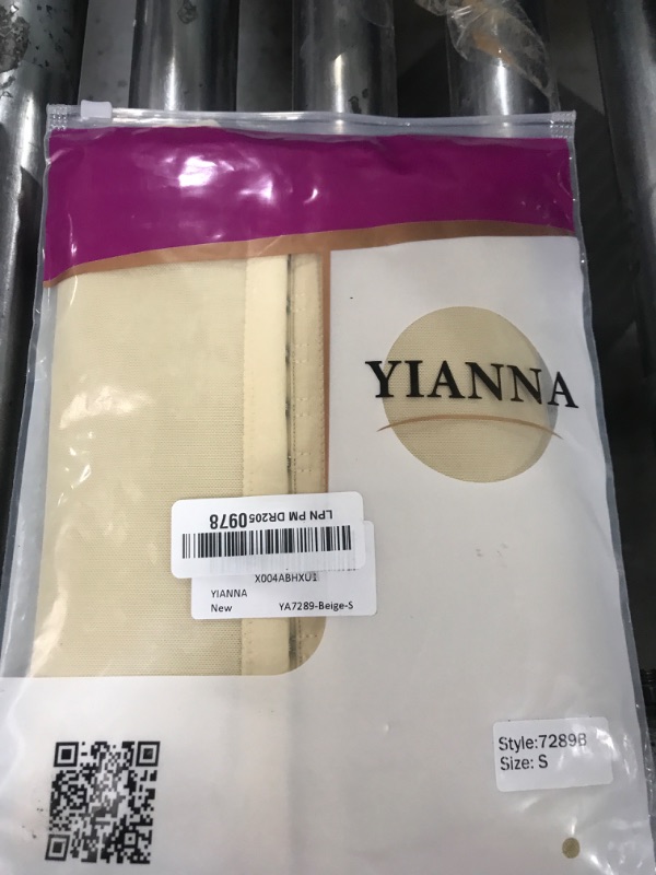 Photo 1 of YIANNA Fajas Colombianas Shapewear for Women Tummy Control Butt Lifter with Zipper Crotch Postpartum Body Shaper,YA7289-Beige-S