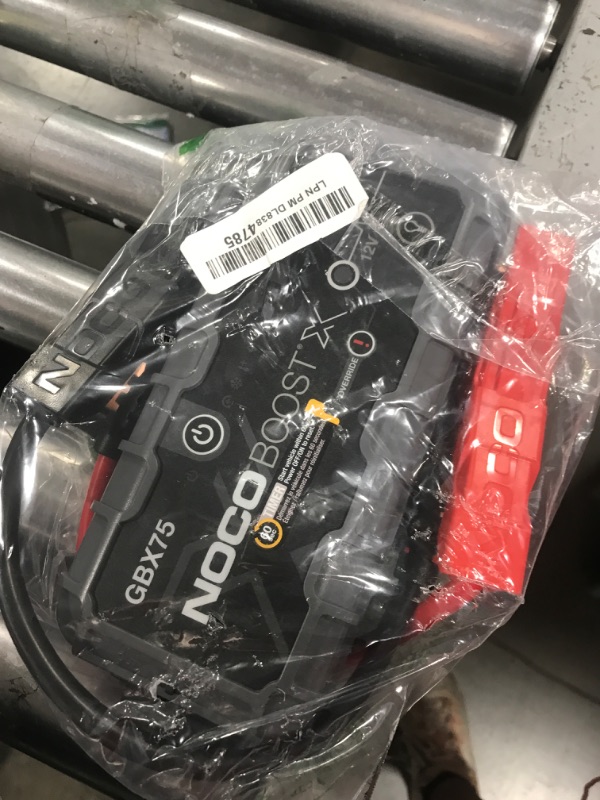 Photo 1 of NOCO Boost X GBX75: 2500A UltraSafe Jump Starter – 12V Lithium Battery Booster Pack, Portable Jump Box, Power Bank & Jumper Cables - for 8.5L Gas and 6.5L Diesel Engines