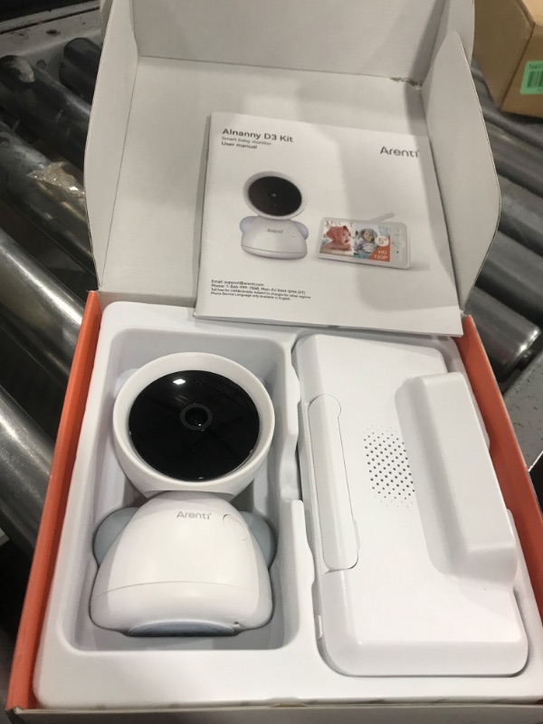Photo 1 of ARENTI Baby Monitor WiFi 6 Smartphone App, 5-inch Wireless Display with Camera and Audio, Super Night Vision, Cry &Motion Detection, Temp & Humidity Sensor, 2-Way Talk (D3)