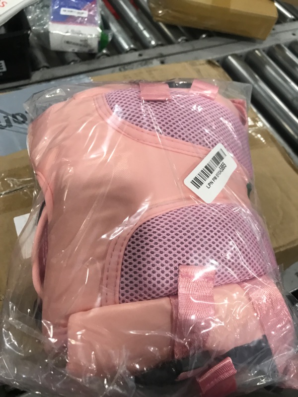Photo 1 of YUDODO Front Pet Carrier Backpack for Small Dogs and Cats, Secure and Breathable Mesh, Ergonomic Support, Adjustable for Walking, Hiking, or Travel (Pink M)
