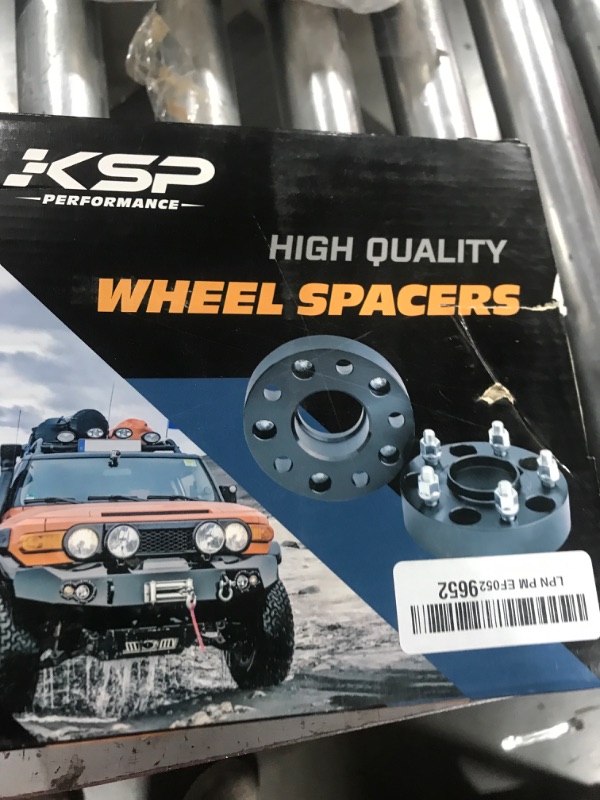Photo 1 of 6X5.5 Wheel Spacers, KSP Forged 1"(25mm) 6x139.7mm to 6x139.7mm Thread Pitch M12x1.5 Hub Bore 108mm Adapters for Tacoma 4Runner Tundra FJ Land Cruiser Black, Not Hubcentric