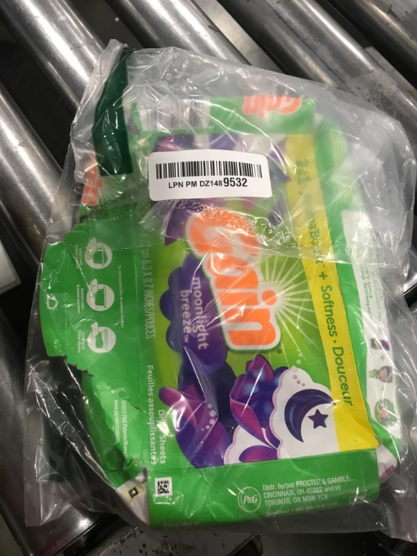 Photo 1 of Gain Dryer Sheets, Moonlight Breeze Scent, 120 Count