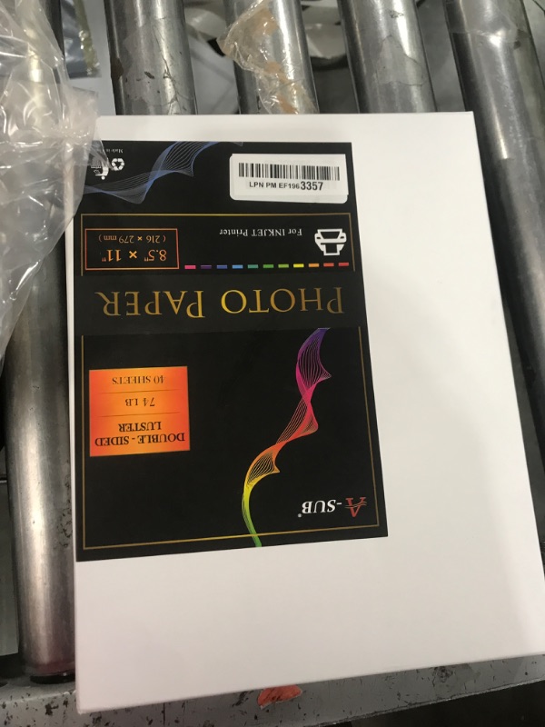 Photo 1 of A-SUB Premium Double Sided Photo Paper Luster 8.5 x 11 Inch 74lb for Inkjet Printers 40 Sheets