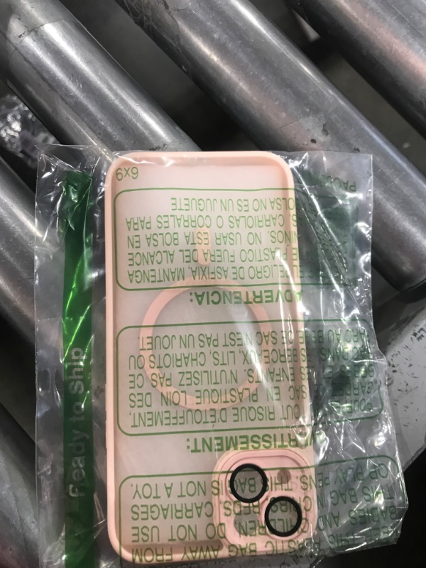 Photo 1 of YEMORAN Compatible with iPhone 14 Plus Case with Built-in Camera Lens Protectors Translucent Magnetic 14 Plus Phone Case 6.7" [Compatible with Mag-Safe][Great Grip Feeling], Pink