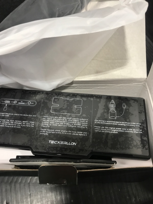 Photo 1 of TECXERLLON 10.26'' Wireless Carplay Screen for Car with 4K Dash Cam & 1080P Backup Camera, Portable Car Audio Receivers with Carplay & Android Auto, GPS Navigation, Airplay, Mirror Link