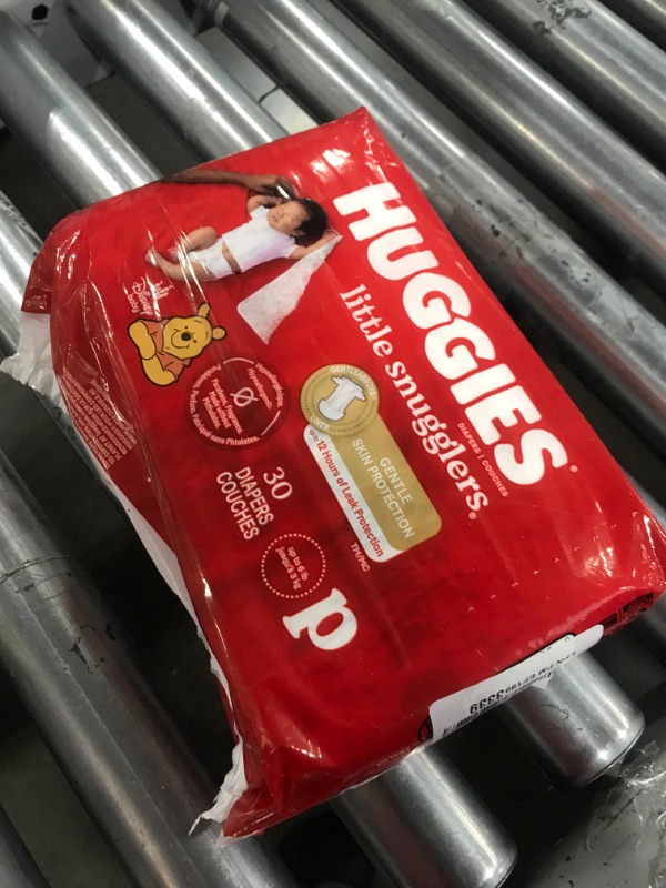 Photo 1 of Huggies Newborn Diapers, Little Snugglers Baby Diapers, Size Preemie (up to 6 lbs), 30 Count