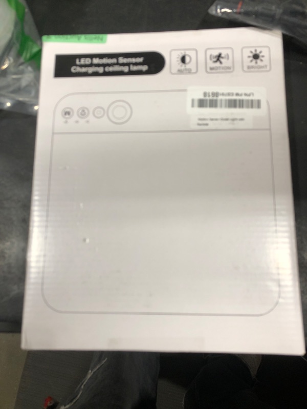 Photo 1 of WhitePoplar Rechargeable Motion Sensor Closet Light with Remote - Magnetic Wireless Ceiling Lights Battery Operated, 400LM Closet Light Indoor for Shower Bathroom Pantry Stairs Hallway Laundry Porch