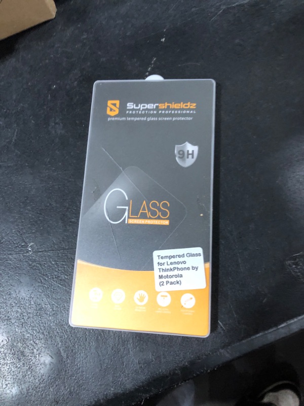 Photo 1 of Supershieldz (2 Pack) Designed for Lenovo ThinkPhone by Motorola Tempered Glass Screen Protector, Anti Scratch, Bubble Free