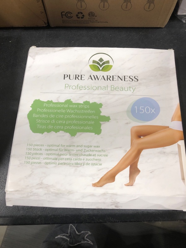 Photo 1 of 150 Wax Strips - Non Woven Fleece Stripes For Warm Wax And Sugar Paste - Skin-friendly And Tear-resistant Hair Removal For Any Type Of Depilation On The Leg, Chest, Back, Intimate Area And Face PA
