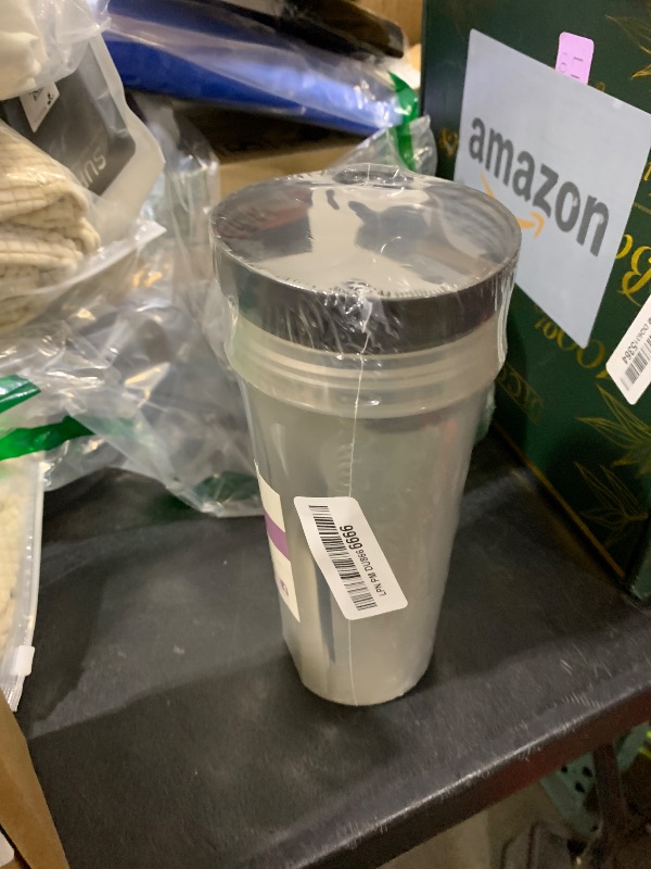 Photo 1 of Mr. Pen- Shaker Bottles for Protein Mixes, 28 oz, 1 Pack, Clear, Protein Shaker Bottle with Wire Whisk Ball, Blender Bottle