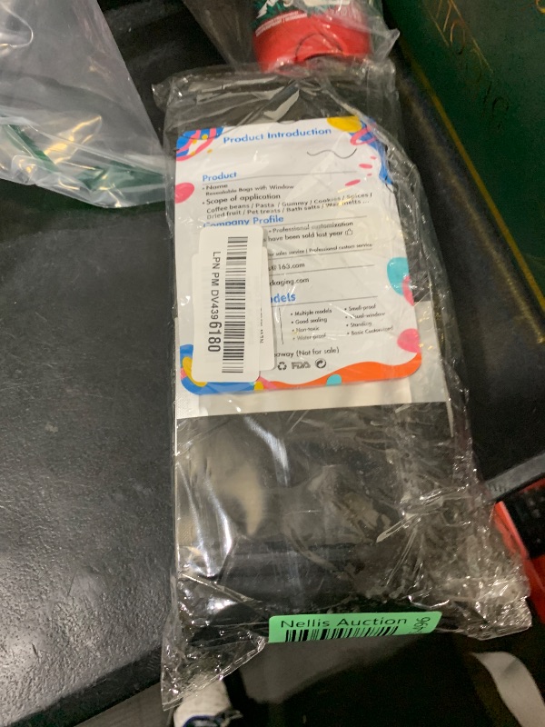 Photo 1 of 100 Pack Smell Proof Bags, Resealable Bags with Matte Window, Foil Pouch Stand Up Sealable Bags for Packaging?Black?4" x 6"?