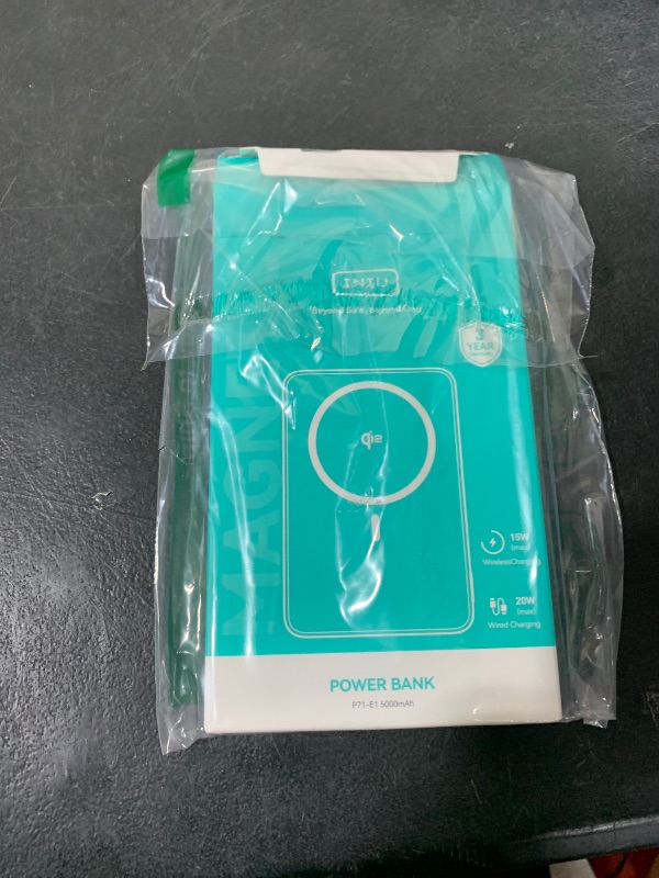 Photo 1 of INIU Magnetic Portable Charger, Ultra Slim Qi2 Certified 5000mAh 20W Magnetic Power Bank, USB C in&Out Wireless Battery Pack with Foldable Stand, Phone Charger, Only for iPhone 16/15/14/13/12 Series