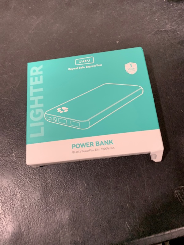 Photo 1 of INIU Portable Charger, Slimmest 10000mAh 5V/3A Power Bank, USB C in&out High-Speed Charging Battery Pack, External Phone Powerbank Compatible with iPhone 16 15 14 13 12 Samsung S22 S21 Google iPad etc
