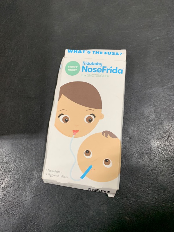 Photo 1 of Frida Baby NoseFrida SnotSucker for Baby, Nasal Aspirator for Baby, Nose Sucker Nasal Aspirator for Allergy Relief + Congestion Relief, FSA/HSA Eligible