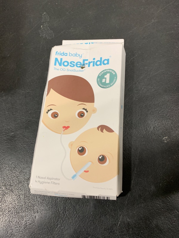 Photo 1 of Frida Baby NoseFrida SnotSucker for Baby, Nasal Aspirator for Baby, Nose Sucker Nasal Aspirator for Allergy Relief + Congestion Relief, FSA/HSA Eligible