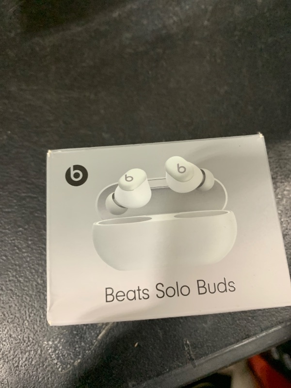 Photo 1 of Beats Solo Buds - Wireless Bluetooth Earbuds | 18 Hours of Battery Life | Apple & Android Compatibility | Built-in Microphone - Storm Gray