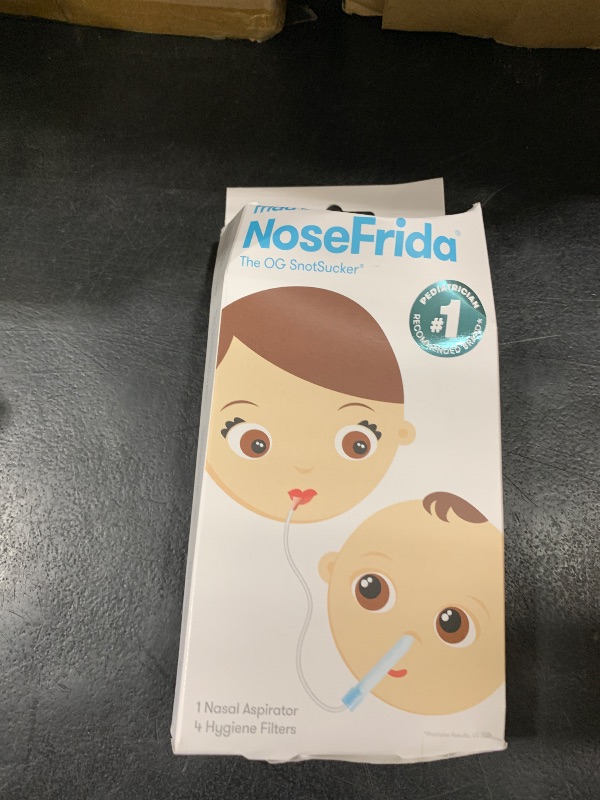 Photo 1 of Frida Baby NoseFrida SnotSucker for Baby, Nasal Aspirator for Baby, Nose Sucker Nasal Aspirator for Allergy Relief + Congestion Relief, FSA/HSA Eligible