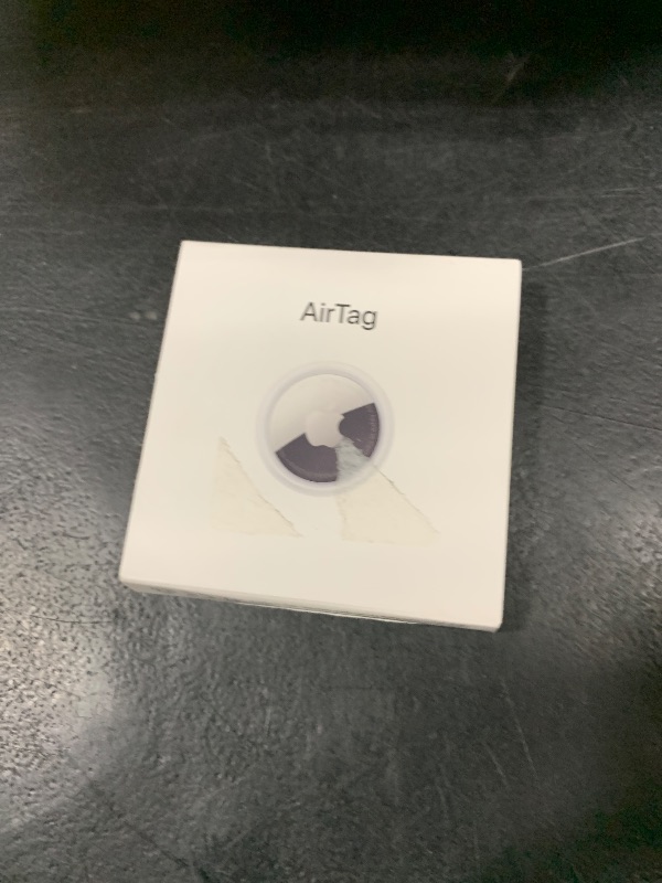 Photo 1 of Apple AirTag. Keep Track of and find Your Keys, Wallet, Luggage, Backpack, and More. Simple one-tap Set up with iPhone or iPad