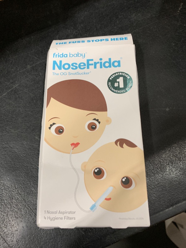 Photo 1 of Frida Baby NoseFrida SnotSucker for Baby, Nasal Aspirator for Baby, Nose Sucker Nasal Aspirator for Allergy Relief + Congestion Relief, FSA/HSA Eligible