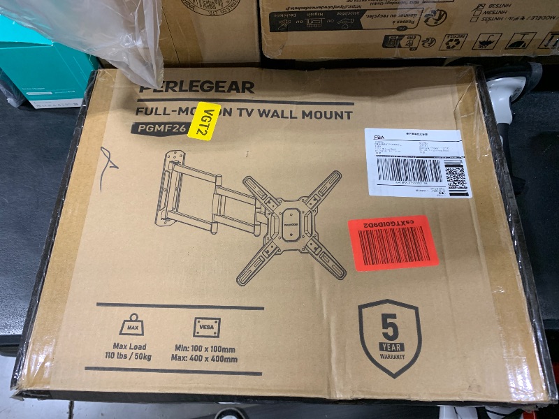 Photo 1 of Perlegear Long Arm TV Wall Mount for 32-65? TVs, 37.4” Long Extension Corner TV Mount, Max VESA 400x400mm, Articulating Arms Full Motion Wall Mount Bracket with Swivel and Tilt, Holds up to 110 lbs