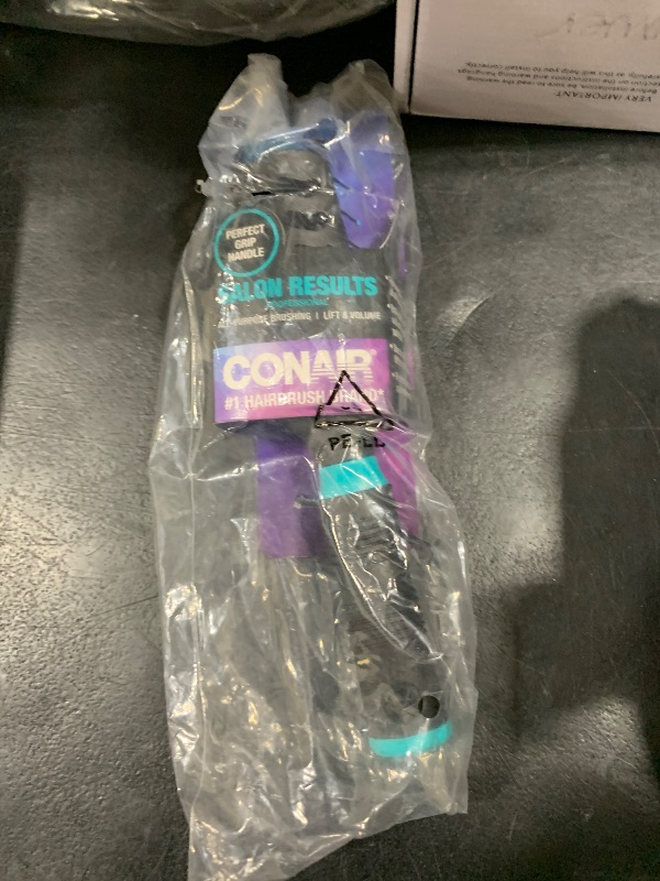 Photo 1 of Conair Salon Results Detangling Hairbrush - For Men and Women, All Hair Types with Nylon Bristles