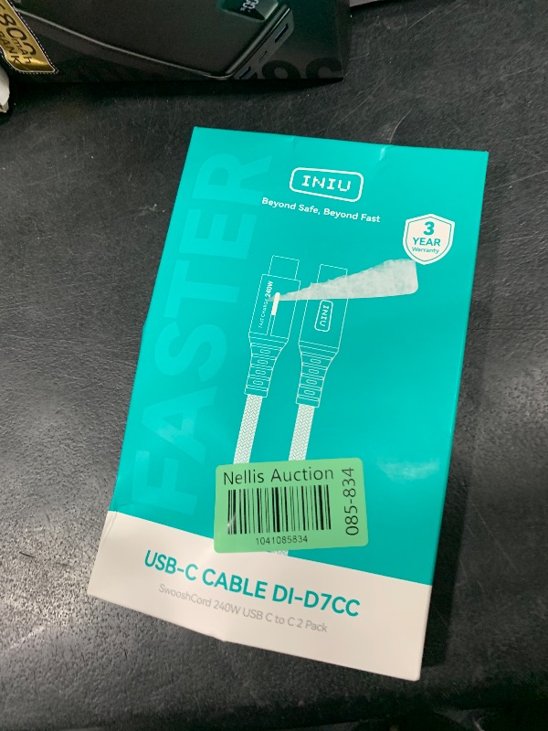 Photo 1 of INIU USB C to USB C Cable, 240W Fast Charging [6.6ft, 2-Pack] Type C Charger Cord, Braided USBC Phone Charger Cable for iPhone 16 15 Pro Samsung S24 S23 Laptops MacBook iPad Switch Steam Deck etc.
