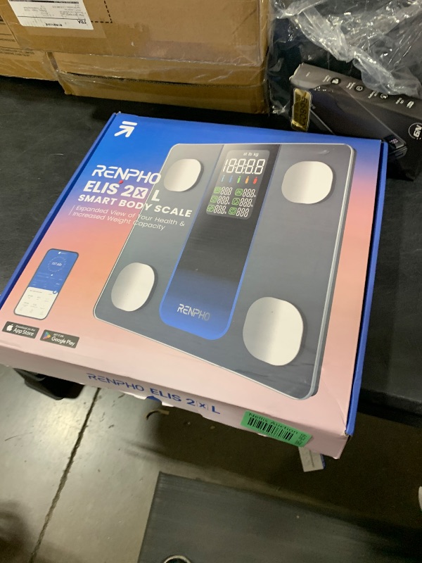 Photo 1 of RENPHO Smart Scale for Body Weight, FSA HSA Eligible, Weight Scale with 7-in-1 Large Display for BMI, Body Fat, Muscle Mass, 13 Body Composition, High Accurate Bluetooth Scale, 500lbs, 11.8", Elis 2XL