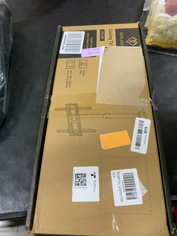 Photo 1 of PERLESMITH Ceiling TV Mount for 26-65 inch Flat Screen Displays, Hanging Adjustable Ceiling TV Bracket Fits Most LCD LED OLED 4K TVs, Pole Ceiling Mount Holds up to 110lbs, Max VESA 400x400mm, PSCM2