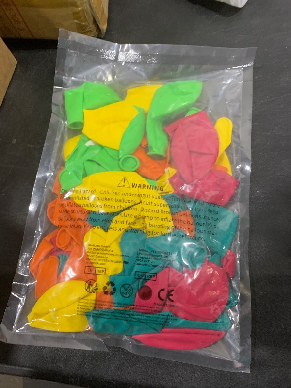 Photo 1 of HILAVO Tropical Balloons 60PCS Summer Hawaiian Balloon Colorful Neon Hot Pink Green Teal Orange Multicolor Latex Helium Ballon for Birthday Baby Shower Aloha Luau Pool Tropical Party Decorations