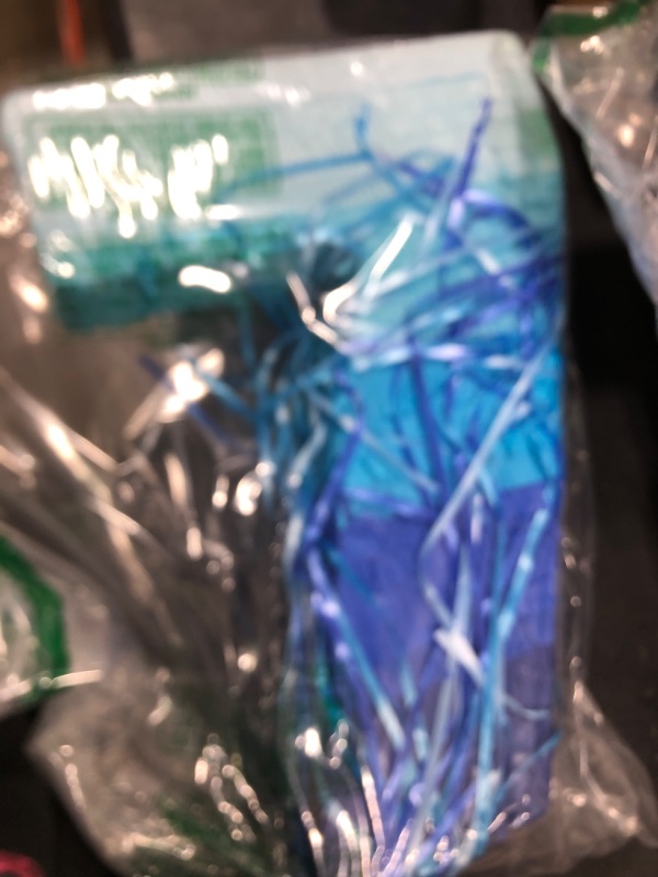 Photo 1 of BLUE PANDA Number 7 Pull String Pinata for Boys 7th Birthday Party Decorations, Ombre Blue (16.5 x 11.35 In)