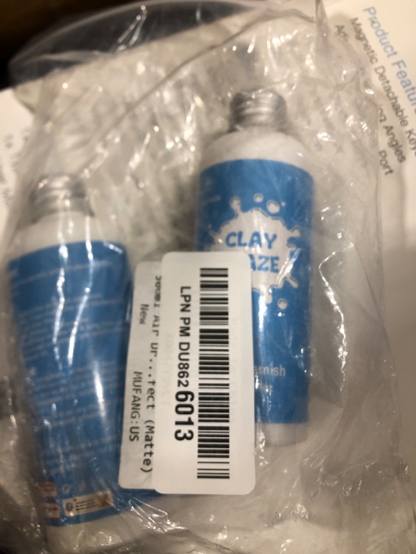 Photo 1 of 500ml Air Dry Clay Glaze, Air Dry Clay Varnish Can Not Only Used to Prevent Clay Cracking, Scratches, and Wear, Polymer Clay Glaze Can Also Having a Matte Glaze Effect (Matte)