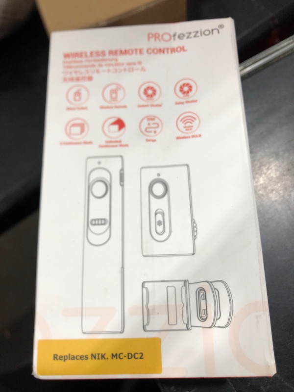 Photo 1 of PROfezzion [164'] Wireless Shutter Release Remote Control for Nikon Z6 Z7 Z7II Z6 III Z5 D750 D780 D7500 D7200 D5600 D5500 D5300 D3300 D3200 D610 Camera, Radio Control Shutter Release with AAA Battery