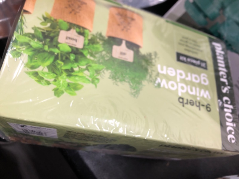 Photo 1 of 9  Indoor Window Garden Kit - House Plants Seeds - Best Unique Gift Ideas for Women, Mom, Friend, Her, Birthday, Housewarming, Mother - New Home Kitchen Gifts - Live Plant Starter