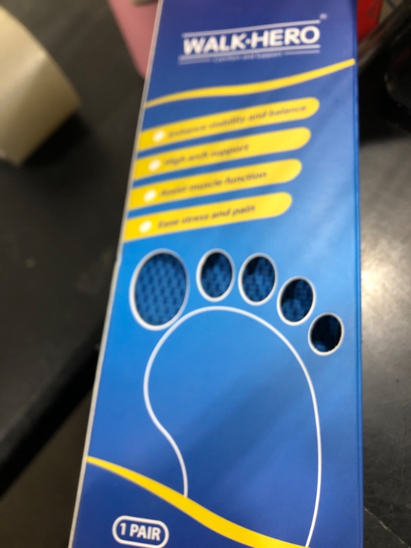 Photo 1 of Plantar Fasciitis Feet Insoles Arch Supports Orthotics Inserts Relieve Flat Feet, High Arch (Mens 6-6 1/2 | Womens 8-8 1/2)
