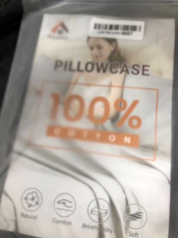 Photo 1 of Warmstar 100% Cotton Toddler Pillowcase Set of 2, 600 Thread Count 13x18 Toddler Pillowcases Soft & Breathable, Cotton Travel Pillow Case Cover 13"x 18" with Envelope Closure,Dark Grey