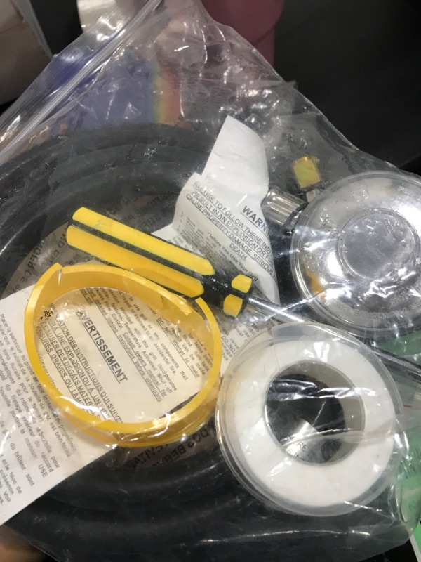Photo 1 of Natural Gas to Propane Conversion Kit for Weber Genesis or Genesis II 310/315/325/330/335, for Weber Conversion Kit with 5FT Propane Regulator Hose, 5 Orifices, a Wrench and Thread Sealant Tape