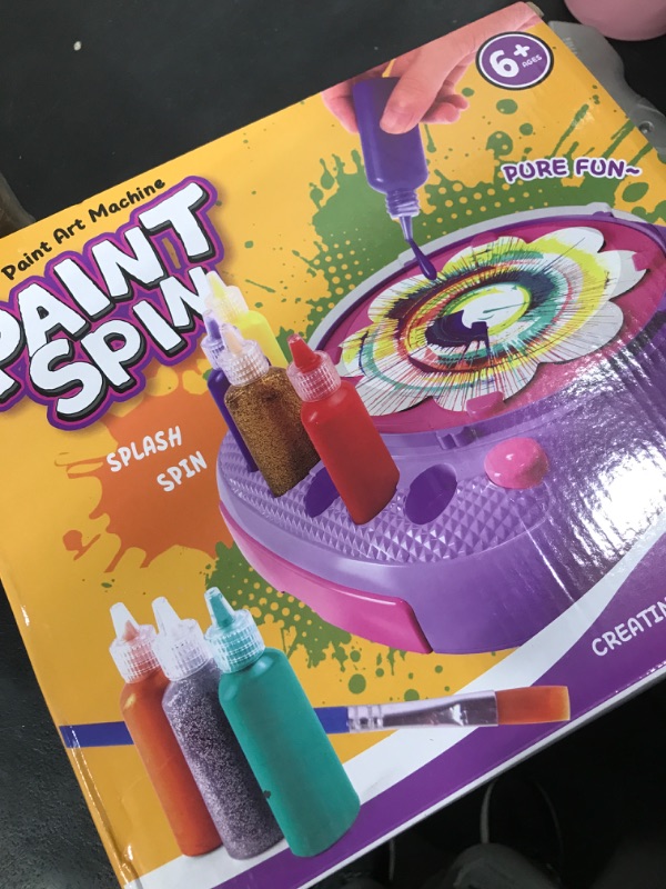 Photo 1 of Arts and Crafts for Kids Ages 4-8,Paint Spin Art Machine Kit,Art Craft Set for 6-9 Year Old,Cool Painting Spinner Toys Kits Set,Art Supplies Birthday Gifts for Boy Girl Ages 6 7 8 9 10 11 12 Blue